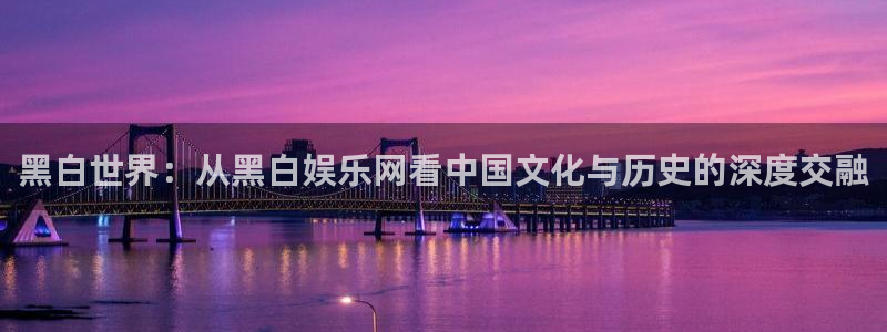 辉达平台体育用品：黑白世界：从黑白娱乐网看中国文化与历史的深度交融